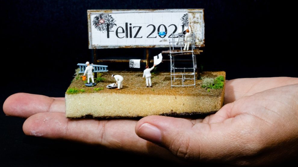 Maquetes que fizemos: Feliz 2021